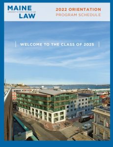 Image of Maine Law program cover 