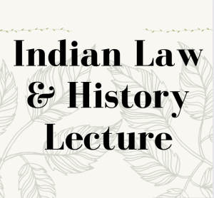 Indian Law & History Lecture