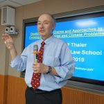 Prof. Thaler teaching at Hebei Normal University