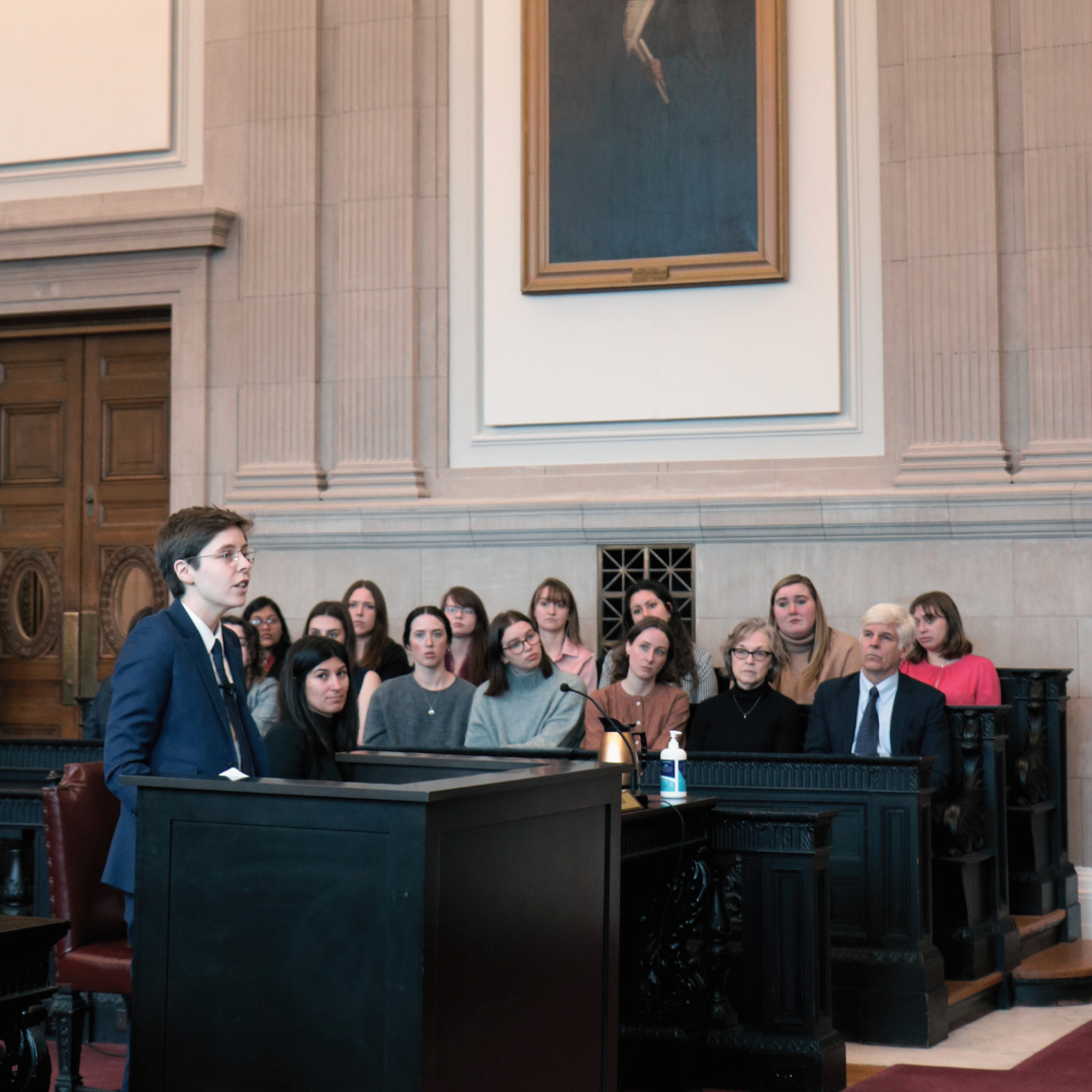Second year students “rise to the occasion” during Prize Argument 