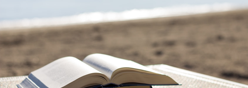 Book on the beach