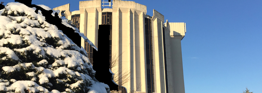 University of Maine School of Law in winter