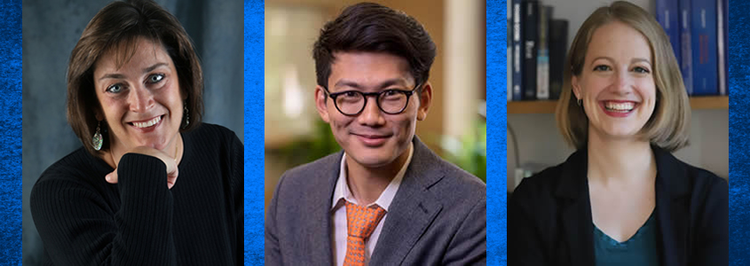 Prof. Heidi Gorovitz Robertson, Prof. Daniel Pi, & Prof. Kaitlin Caruso