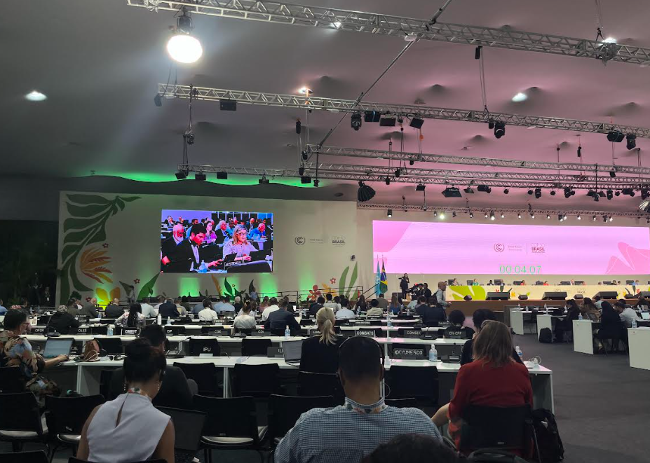 Photo of a conference at COP30